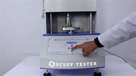 scuff test procedure|presto scuff tester manual.